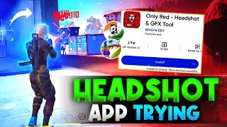 Is Headshot App Working In Free Fire   Trying Auto Headshot App In Free Fire [upl. by Mojgan259]