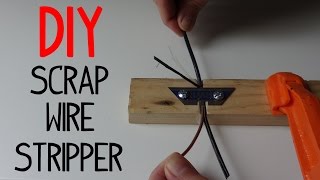 Simple DIY Wire Stripper for Scrapping [upl. by Barthelemy]