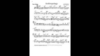 Anthropology Sheet Music BeBop Dizzy Bird Realbook Real Book Playalong [upl. by Ednihek]