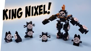 LEGO Mixels King Nixel Congregated Combiner Build Instructions Review [upl. by Kcirdahs]