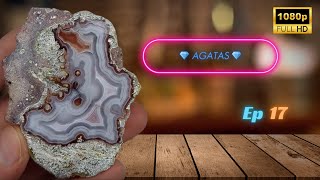 💎 Piedras AGATAS 💎 Preciosos 17 Ejemplares [upl. by Sllew384]