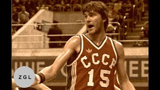 Arvydas Sabonis Offense and Defense Highlights – Before Injuries [upl. by Nomannic882]