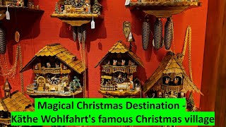 A Magical Christmas Destination  Exploring Kathe Wohlfahrt Christmas Village in Rothenburg Germany [upl. by Lardner801]