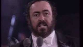 Luciano Pavarotti  quotNessun Dormaquot  The Three Tenors In Concert live [upl. by Nahtnaoj]