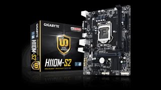 Gigabyte H110M S2 Motherboard after latest BIOS updated [upl. by Kassie]