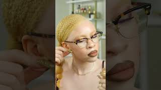 THE DAY TO CELEBRATE amp EDUCATE ALBINISM AWARENESS DAY albinism grwmmakeup grwm grwmroutine [upl. by Noevad]