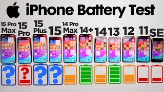 iPhone 15 ULTIMATE Battery Test [upl. by Imoyik]