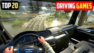 Top 20 Best driving games for Mobile  Best Games For Android on 2024 [upl. by Yelrebmyk]