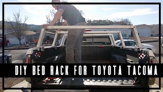 Build Your Own DIY Bed Rack for Toyota Tacoma Overland Vehicle [upl. by Rosinski]