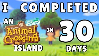 Day 1 • I Completed an Animal Crossing Island in 30 Days [upl. by Jurgen]