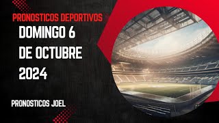 ⚽✅PRONOSTICOS DEPORTIVOS HOY DOMINGO 6 DE OCTUBRE DE 2024 APUESTAS FIJAS HOY [upl. by Isadore]