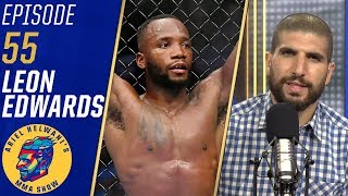 Altercado entre Leon Edwards y Jorge Masvidal durante entrevista postpelea [upl. by Micki268]