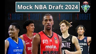 MOCK NBA DRAFT 2024 [upl. by Pammie]