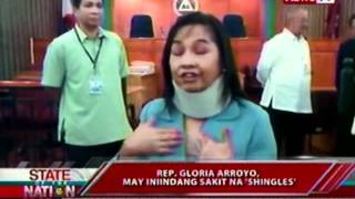 SONA Rep Gloria Arroyo may iniindang sakit na Shingles [upl. by Daley]