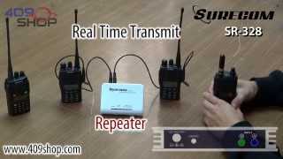 SURECOM SR328 Duplex Repeater Controller [upl. by Ahtivak]