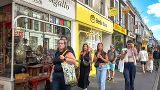 LONDON’S NOTTING HILL Portobello Road amp Kensington Park Road  4K HDR London Walk Tour [upl. by Dunston]