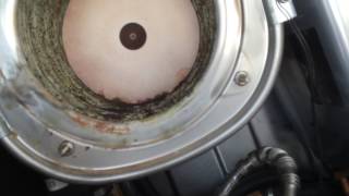 Vaillant boiler problems  Scaled heat exchanger inside combustion chamber [upl. by Jea]