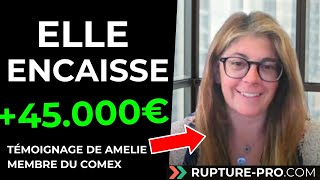 ExDirectrice au COMEX Elle se fait payer 45000€ pour quitter son poste Témoignage dAmélie [upl. by Simdars]