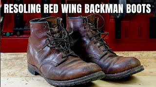 Resoling Red Wing Beckman Edition  Red Wing Boot Makeover [upl. by Attehcnoc]