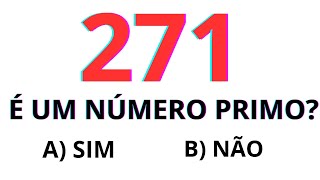 COMO DESCOBRIR SE UM NÚMERO GRANDE É PRIMO [upl. by Peedus]