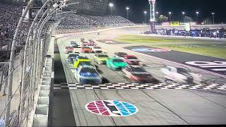 2024 Ambetter Health 400  Daniel Suárez wins in photo finish [upl. by Ahsinroc]