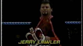 Jerry The King Lawler vs Kerry Von Erich [upl. by Clarine73]