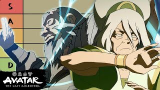 Bending Mentors Tier List ⚡️  Avatar The Last Airbender [upl. by Ecnarretal802]