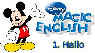 Magic English 1  Hello  ENGLISH WITH CARTOONS FOR KIDS [upl. by Earle]