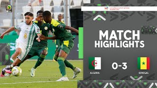 Algeria 🆚 Senegal  Highlights  TotalEnergiesAFCONU17 2023  MD2 Group A [upl. by Esirehc]