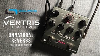 Source Audio Ventris Dual Reverb  Unnatural Reverbs Dual Reverb Presets [upl. by Yssim]