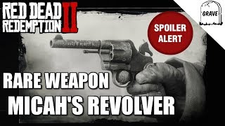 Micahs Revolver Location Spoiler Alert Rare Weapon Red Dead Redemption 2 [upl. by Anaele941]