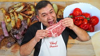 BISTECCA in PADELLA SPETTACOLARE  Come CUCINARE una CARNE PERFETTA [upl. by Dincolo960]