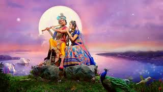 RADHA KRISHNA FLUTE MUSIC RELAXING MUSIC SLEEP MUSIC [upl. by Airdnalahs872]