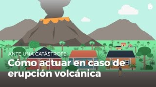 Erupción volcánica medidas de seguridad y prevención [upl. by Olwena]