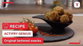 Original battered snacks recipe with your ActiFry Genius  Tefal [upl. by Constancia]