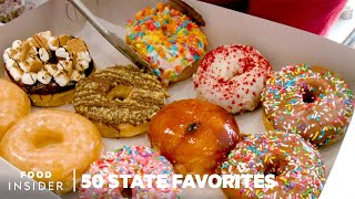 Best Doughnuts In Every State  50 State Favorites [upl. by Elletsyrk]