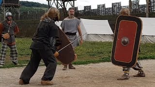 Roman Legionnary VS Gallic Swordman  Alesia  HEMA performance [upl. by Silberman]