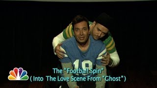 Evolution of End Zone Dancing w Jimmy Fallon amp Justin Timberlake Late Night with Jimmy Fallon [upl. by Buddie]