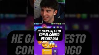 BENIJU HA GANADO ESTO CON EL CÓDIGO DE CREADOR  CLASH ROYALE [upl. by Cordelie]