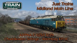 APPNAF 6Z50 1229 Chaddesden Sidings – Wembley EFOC [upl. by Tloc62]