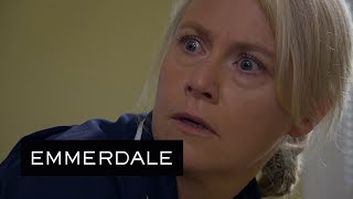 Emmerdale  Rebeccas Nurse Finds Out Lachlan Has Been Arrested for Murder [upl. by Dahc]