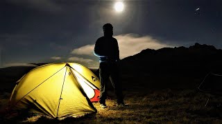 Solo Wild Camping in the Mountains  Lake District Fells  I set fire to my chair [upl. by Averill935]