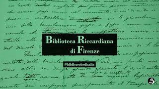 Biblioteche dItalia  Biblioteca Riccardiana di Firenze [upl. by Bette-Ann]