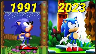 Evolution of Sonic 2D Games [upl. by Ennael]