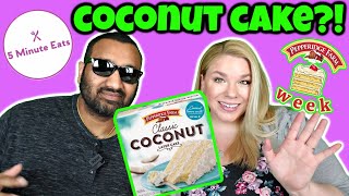 Pepperidge Farm Layer Cake Classic Coconut Review [upl. by Ynnattirb167]