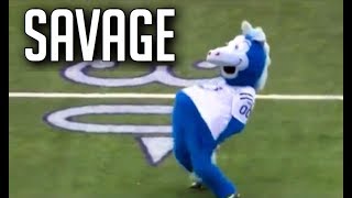 NFL Funniest Mascot Moments  HD [upl. by Enidlareg]