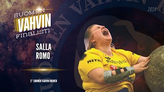 Salla Romo  Suomen Vahvin Nainen 2024 Finaali [upl. by Wyly627]