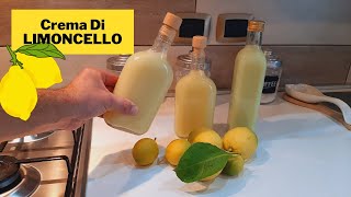 Crema Di LIMONCELLO Fatto In Casa [upl. by Ezitram]