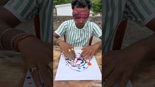 Made a Painting With My Eyes🎨Bengali mini blog shorts 😵 [upl. by Eciram]