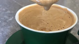 Milchkaffee mit leckeren Schaum ohne Kaffeemaschine [upl. by Airdnek]